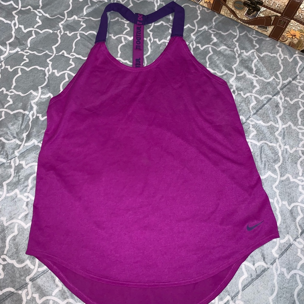 Nike Loose DriFit Racerback (purple)